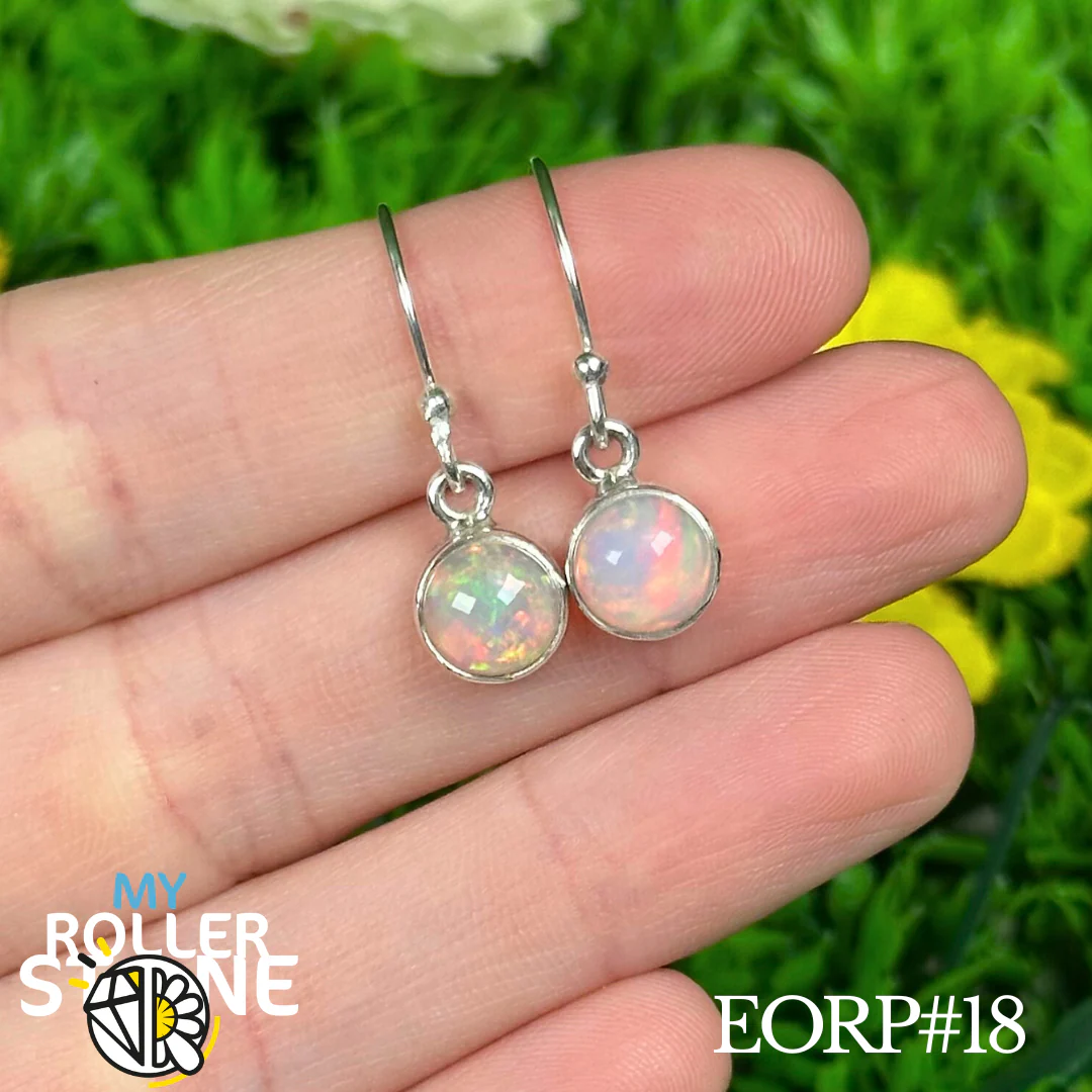 Boucles D'oreilles Opale Éthiopienne #EROP18