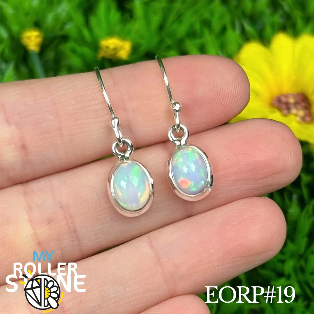 Boucles D'oreilles Opale Éthiopienne #EROP19