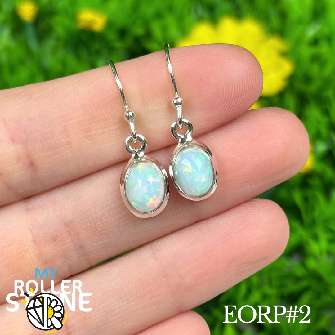 Boucles D'oreilles Opale Éthiopienne #EROP2