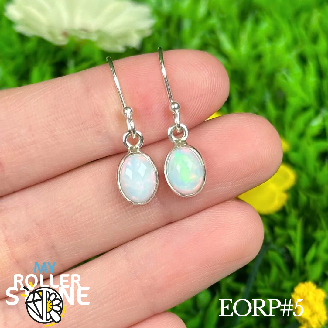 Boucles D'oreilles Opale Éthiopienne #EROP5