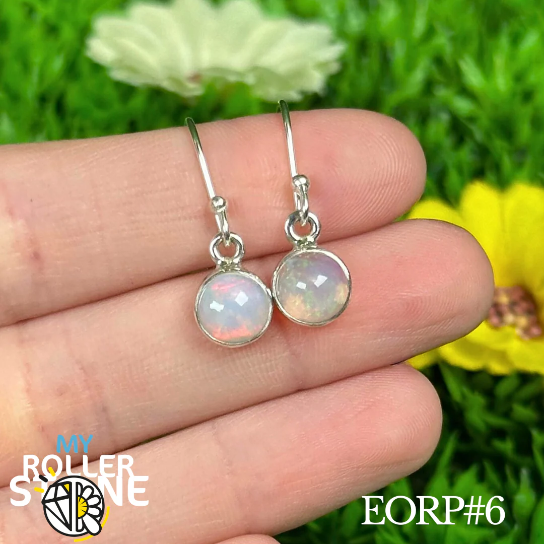 Boucles D'oreilles Opale Éthiopienne #EROP6