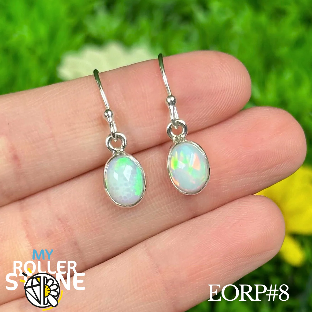 Boucles D'oreilles Opale Éthiopienne #EROP8