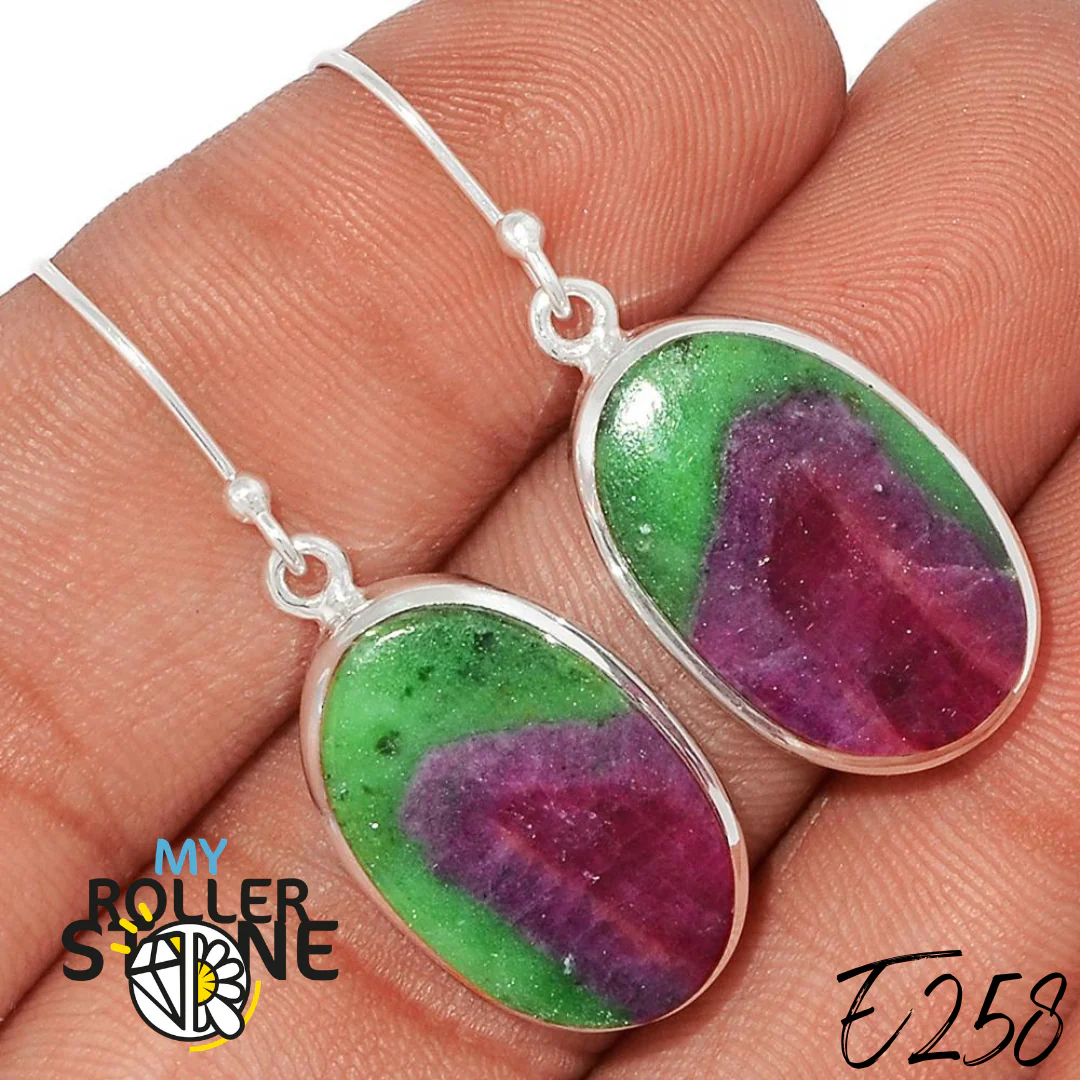 Boucles d'oreilles Rubis ZoĂŻsite E383