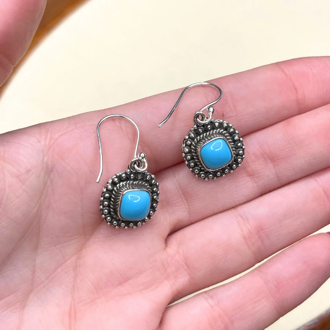 Boucles d'oreilles Turquoise Kingman #1 - Image 2