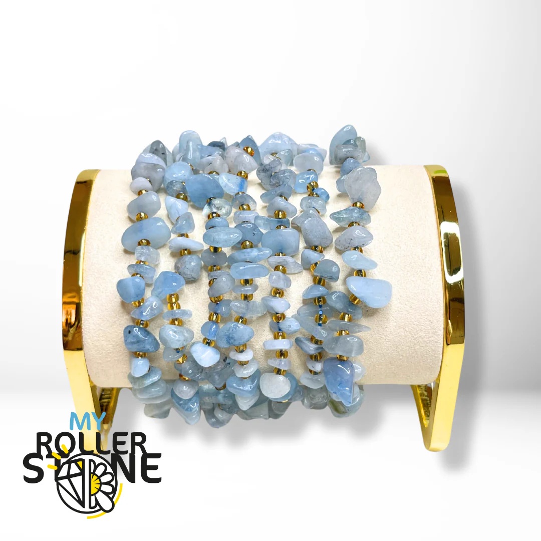 Bracelet Aigue Marine Chips - Image 2