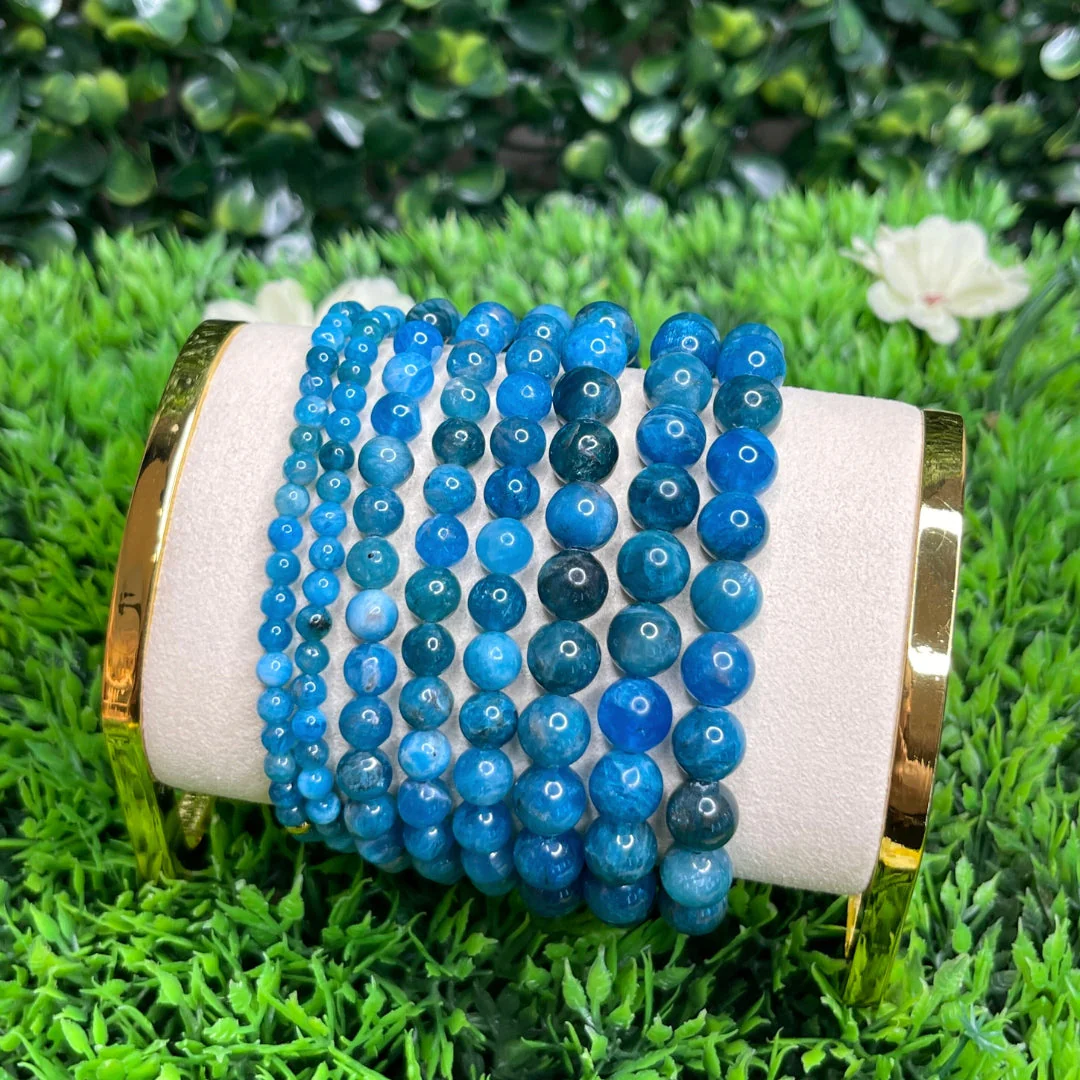 Bracelet Apatite Bleue Sur-Mesure