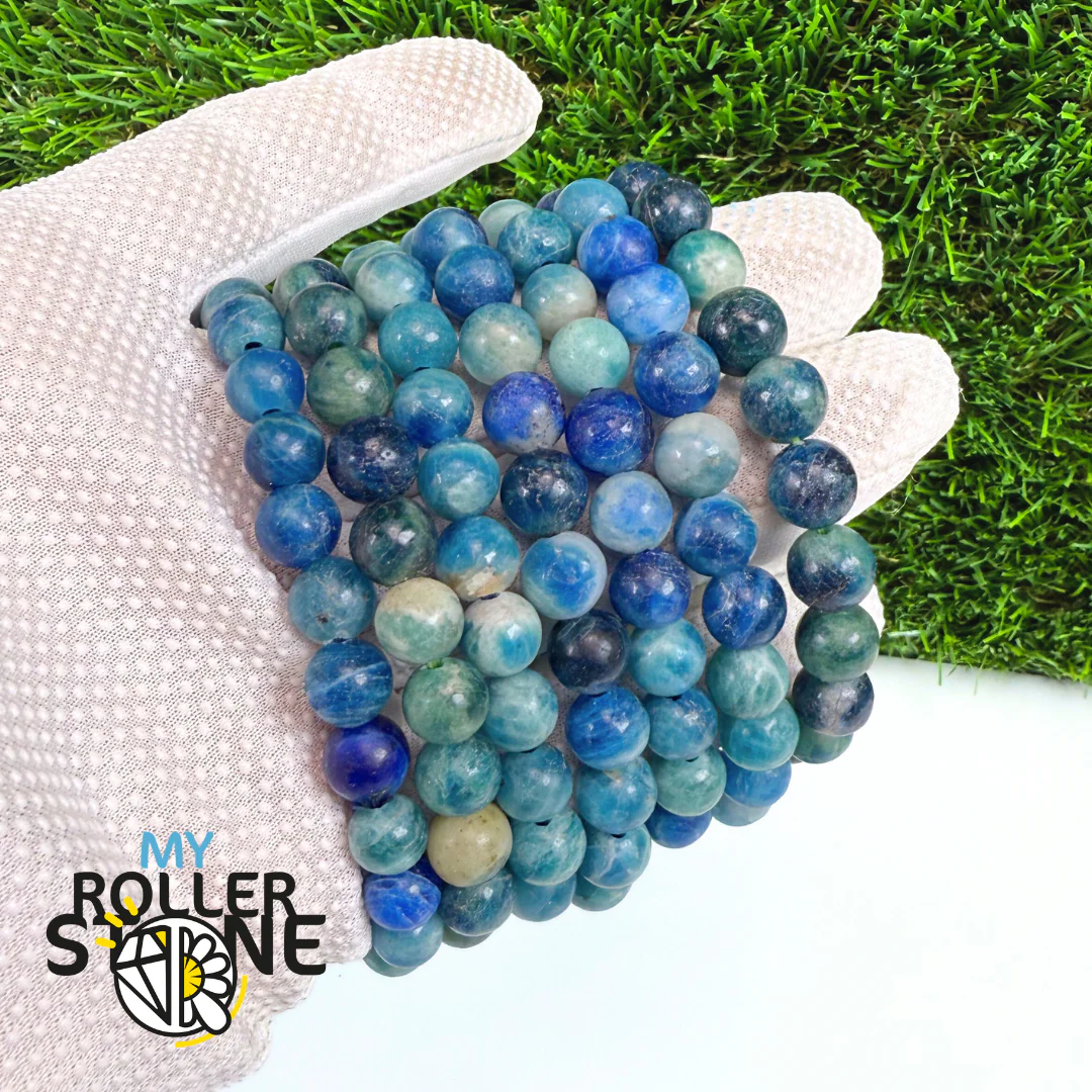 Bracelet en Afghanite 8/10/12/15 MM - Image 3