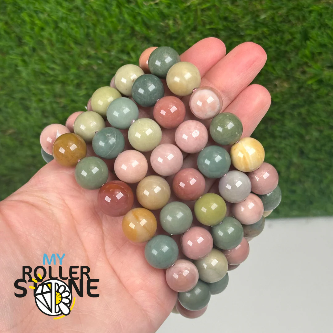 Bracelet en Agate Alxa stone 12 mm