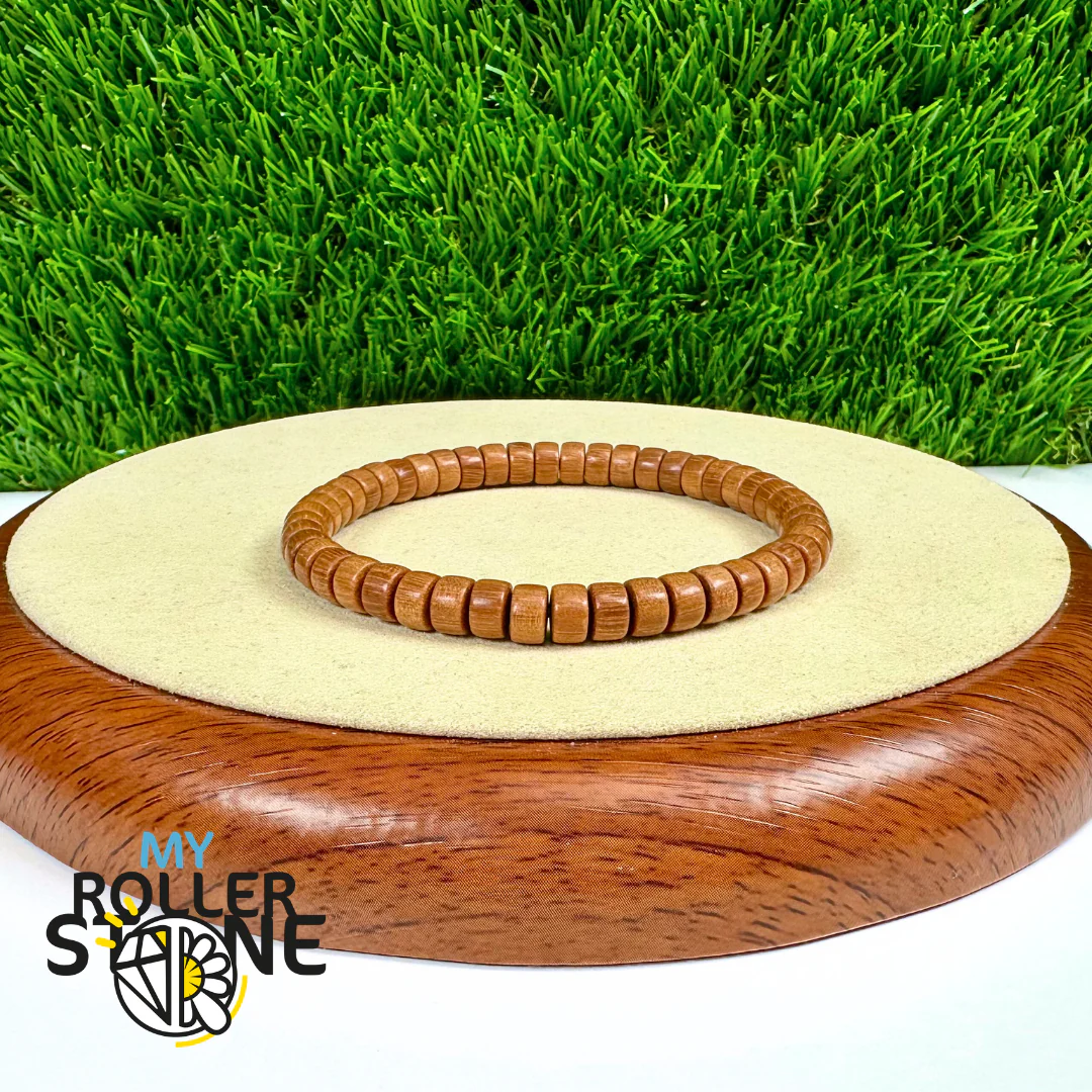 Bracelet Perle Heishi Bois De Santal - Image 2