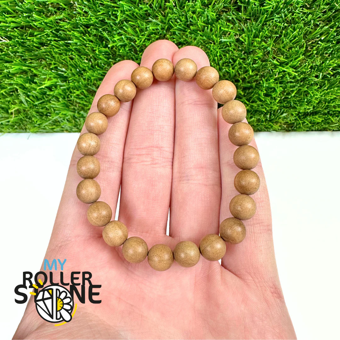 Bracelet en Bois de Santal Indien de Mysore - Image 3