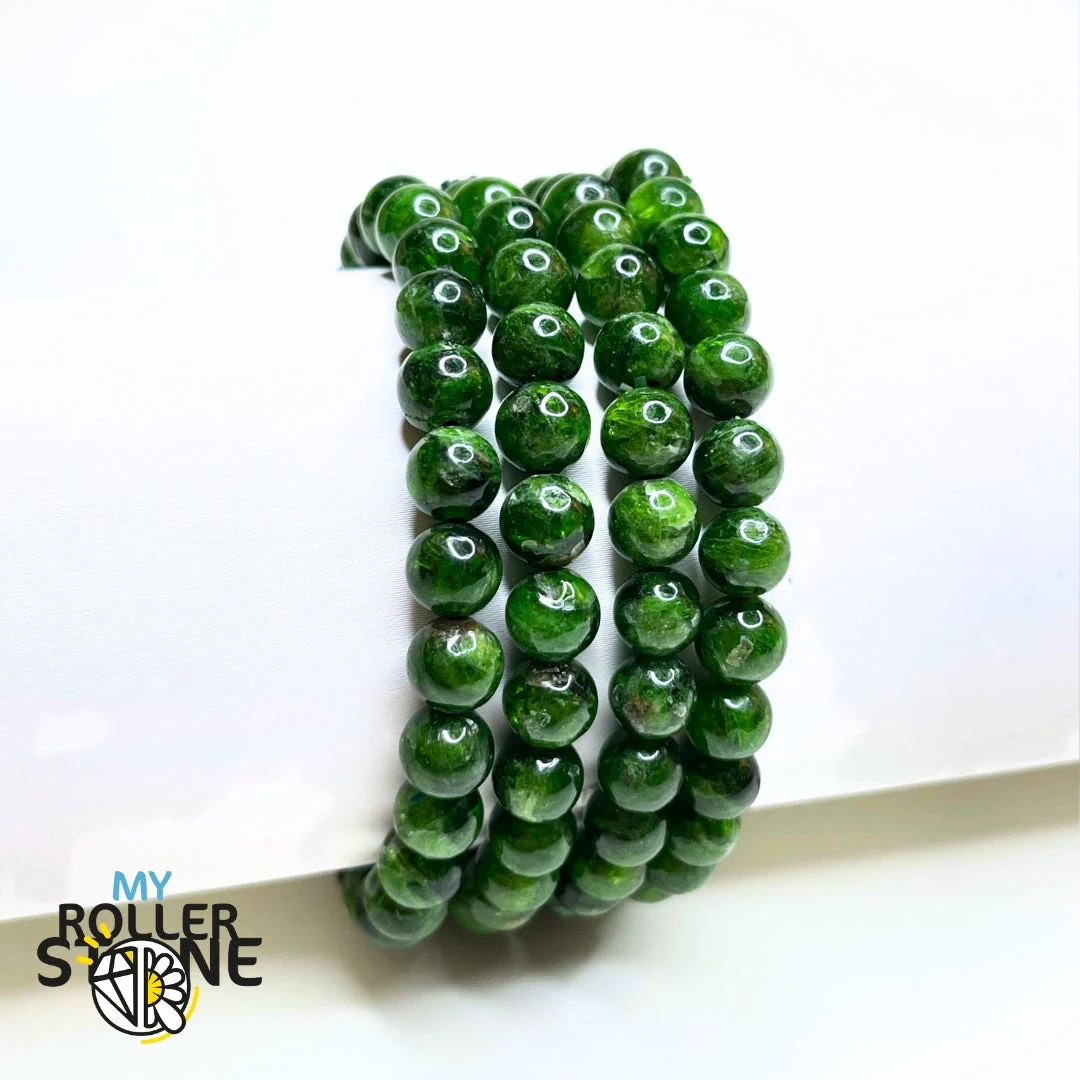 Bracelet en Diopside 3A