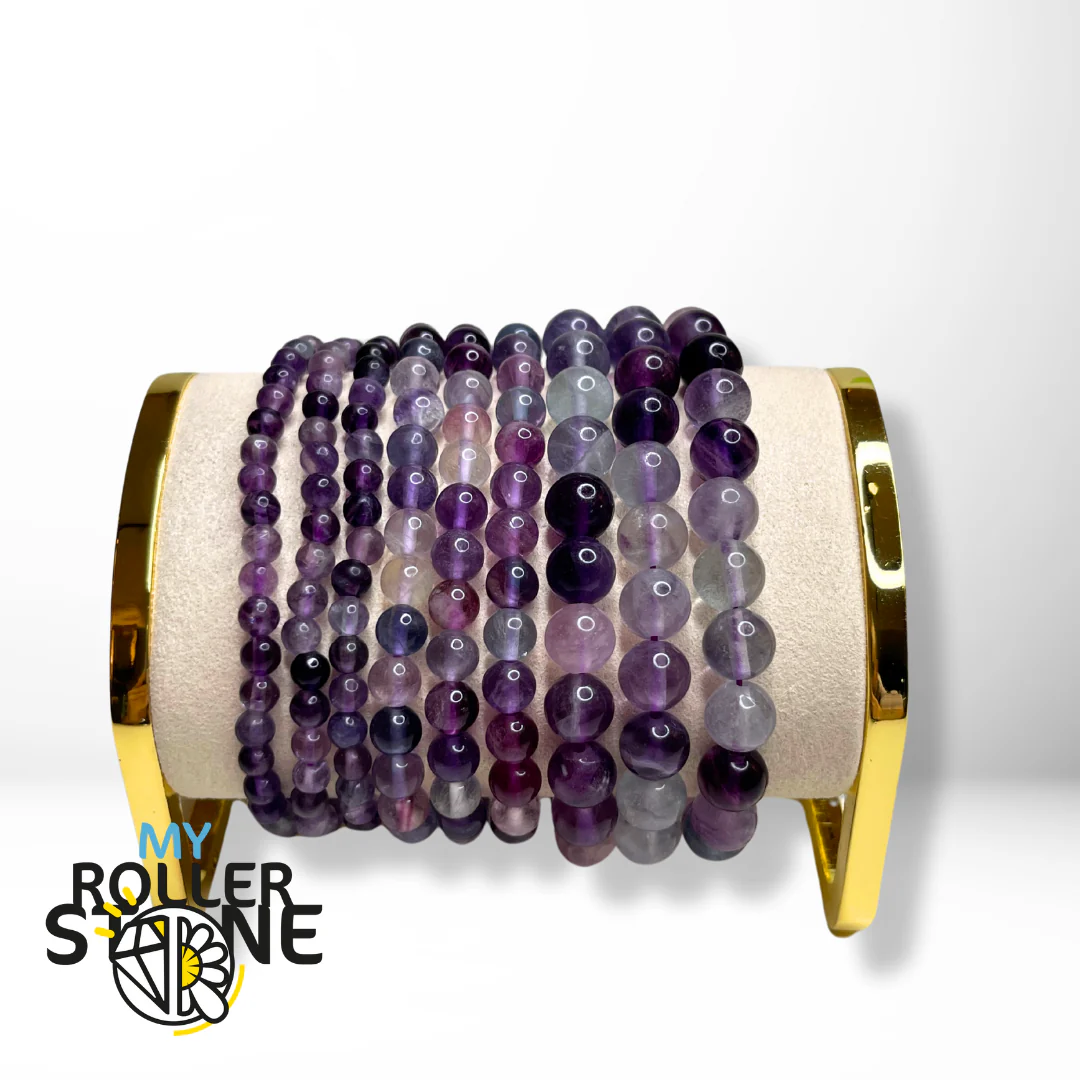 Bracelet Fluorite Violette 5A - Image 2