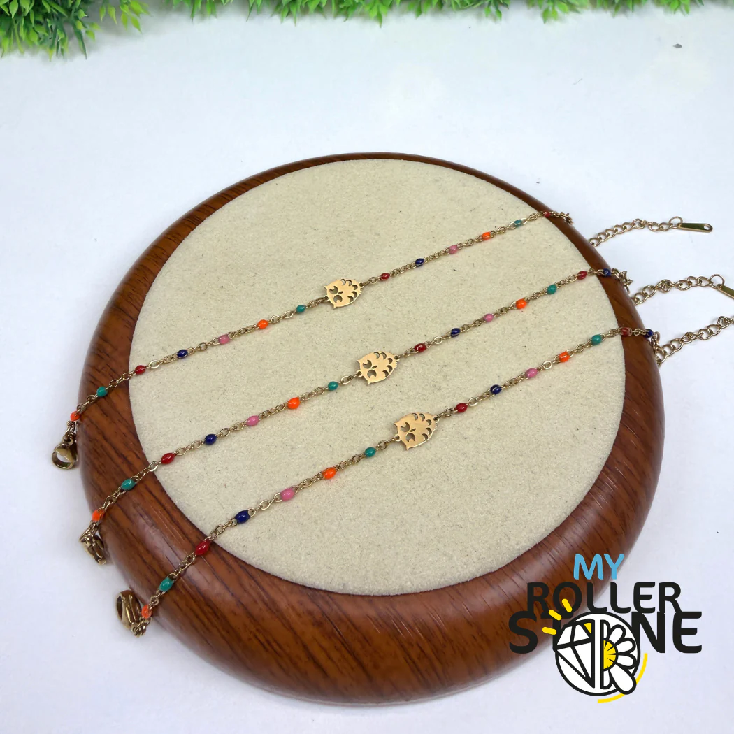 Bracelet Hibou acier inoxydable et Enamel - Image 2