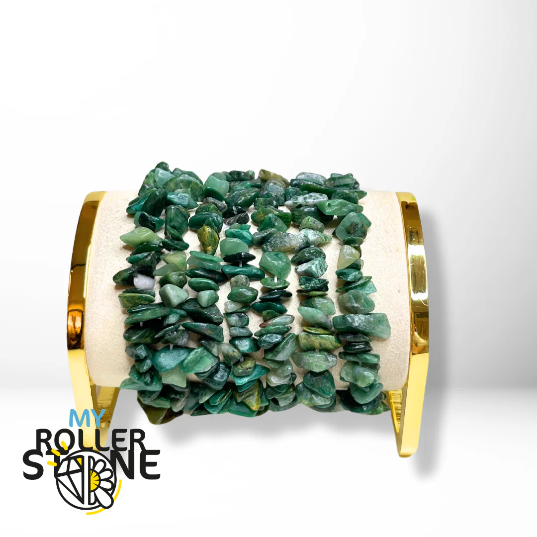 Bracelet Jade Africain Chips - Image 2