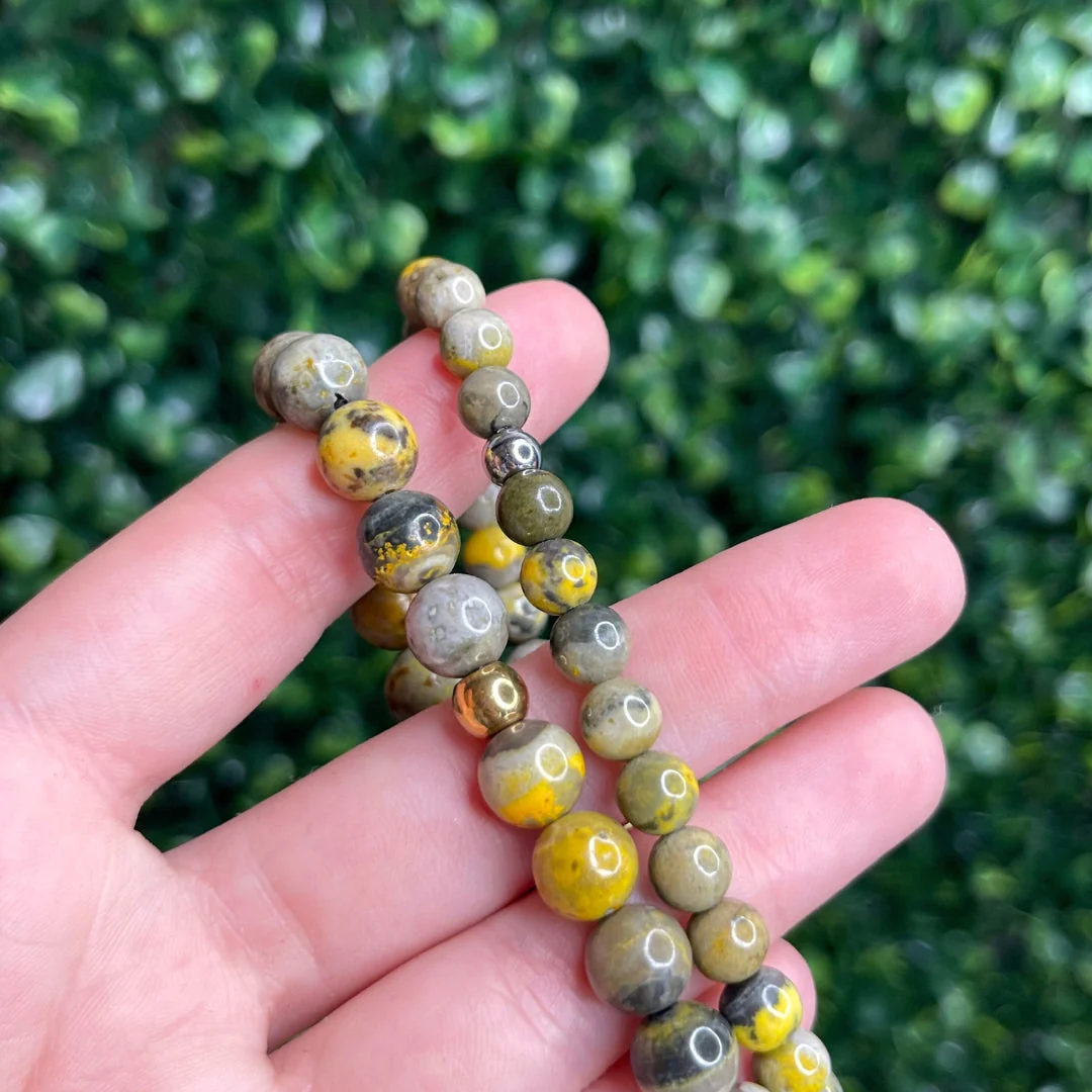 Bracelet Jaspe Bumblebee Sur-Mesure - Image 2