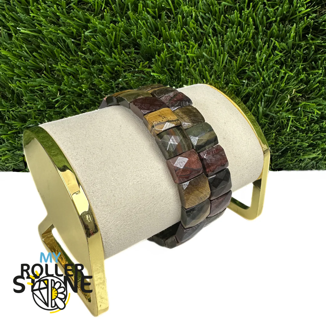 Bracelet Manchette Mix Oeil de Tigre - Image 3
