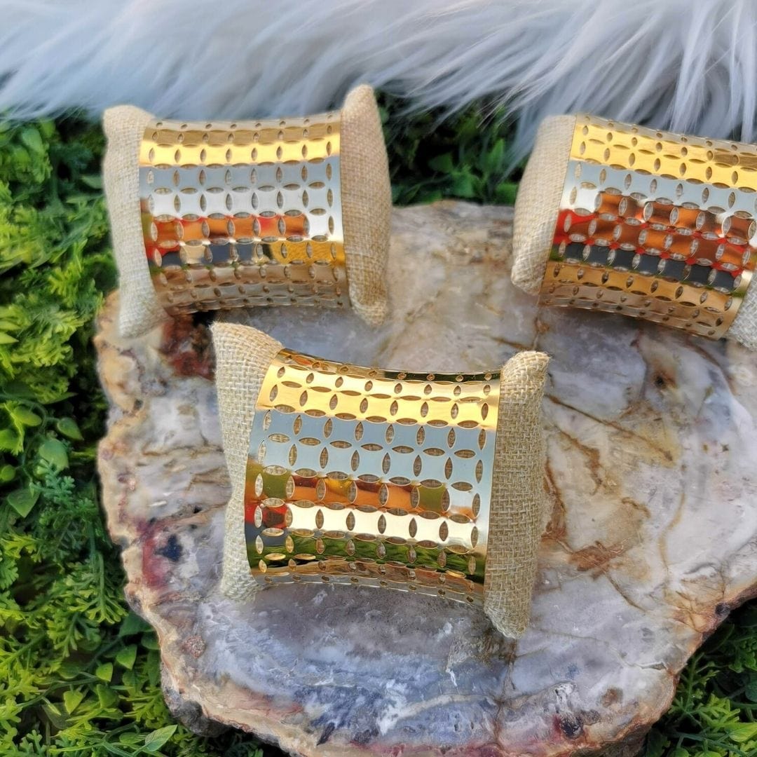 Bracelet manchette ethnique - Image 2