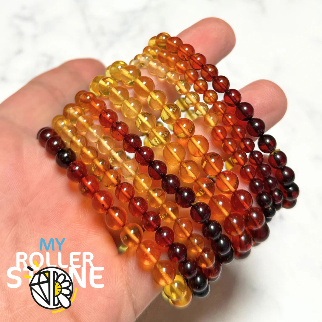 Bracelet Perle ronde dégradé de couleurs