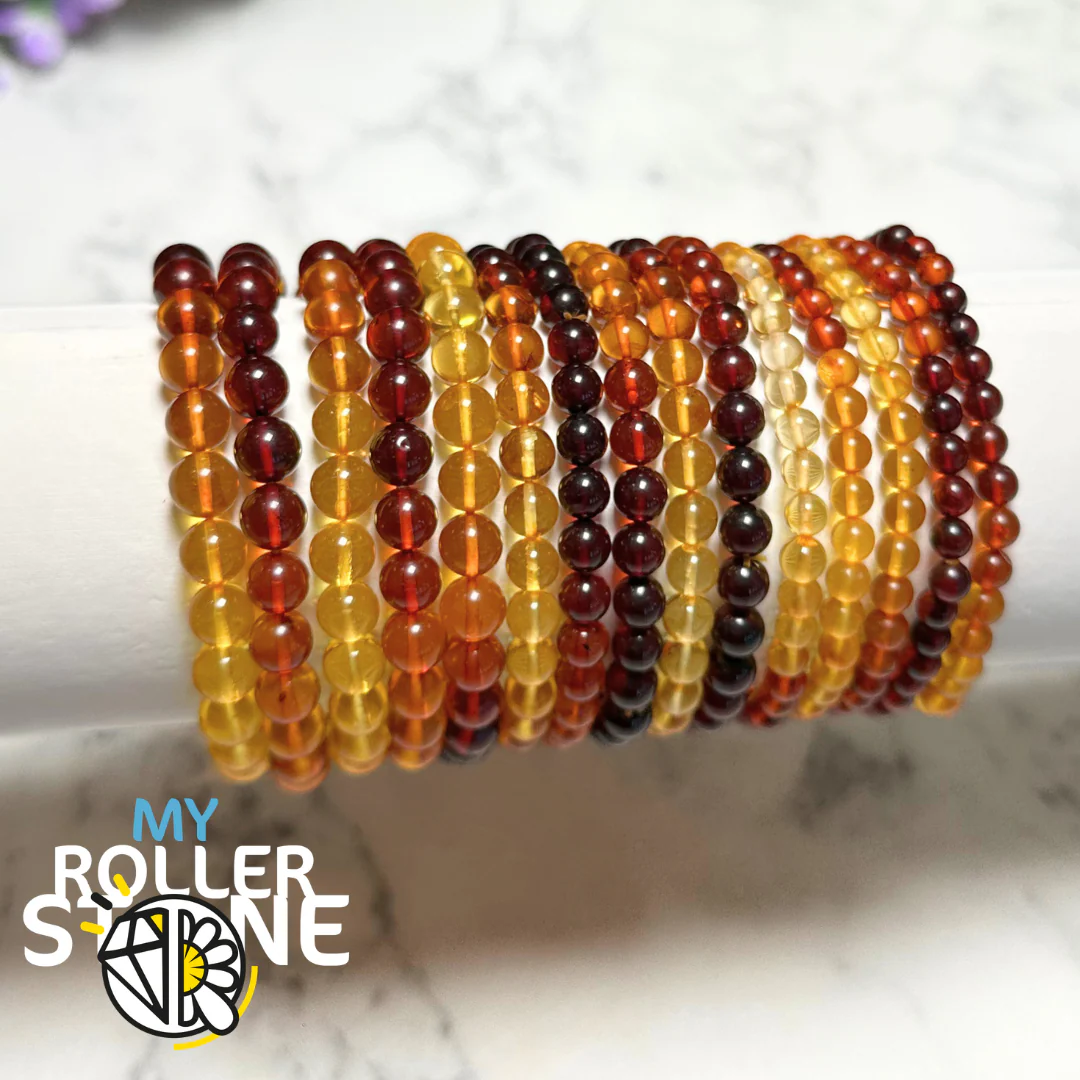 Bracelet Perle ronde dégradé de couleurs - Image 2