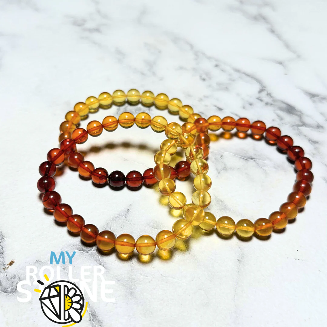 Bracelet Perle ronde dégradé de couleurs - Image 3