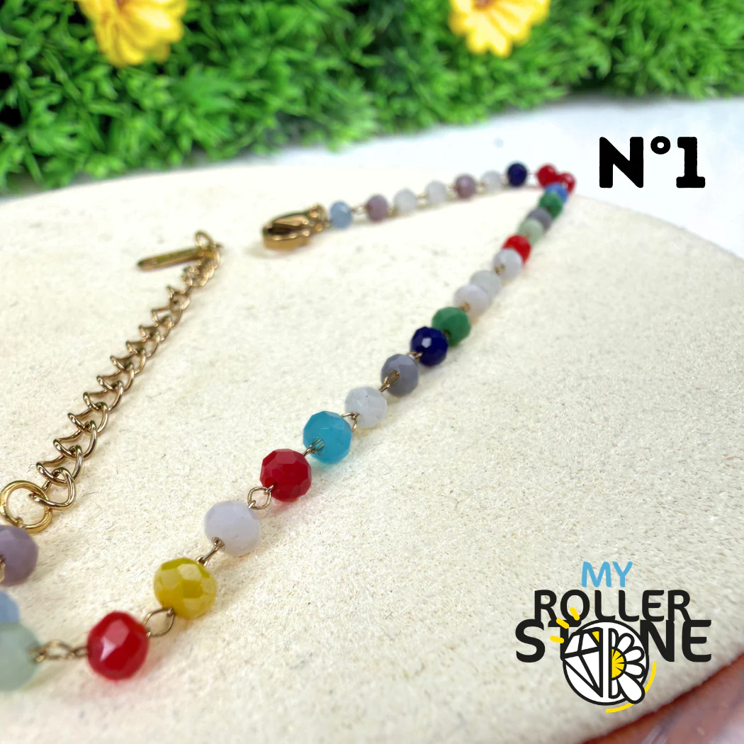 Bracelet Perles Facettées 3,5 mm