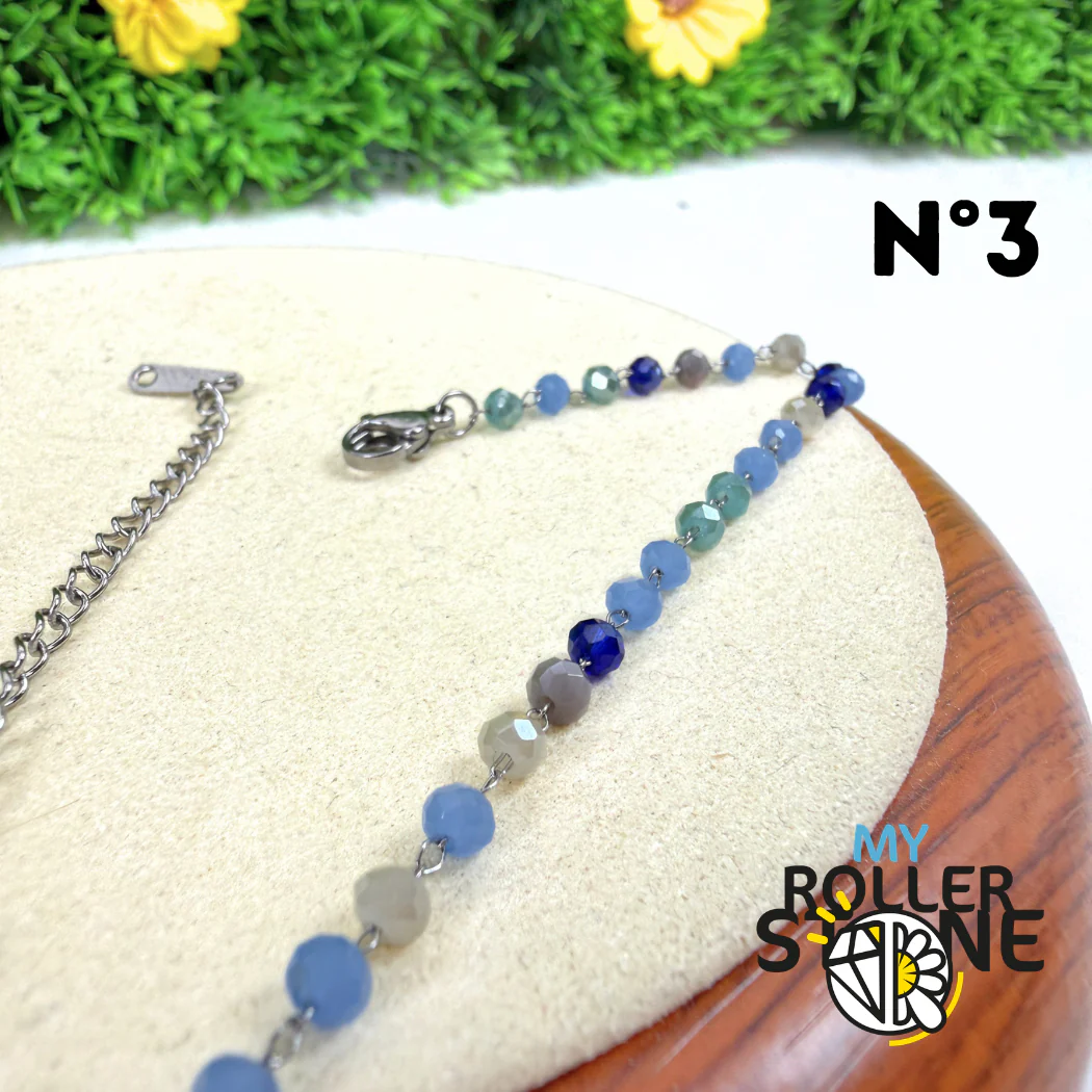 Bracelet Perles Facettées 3,5 mm - Image 3
