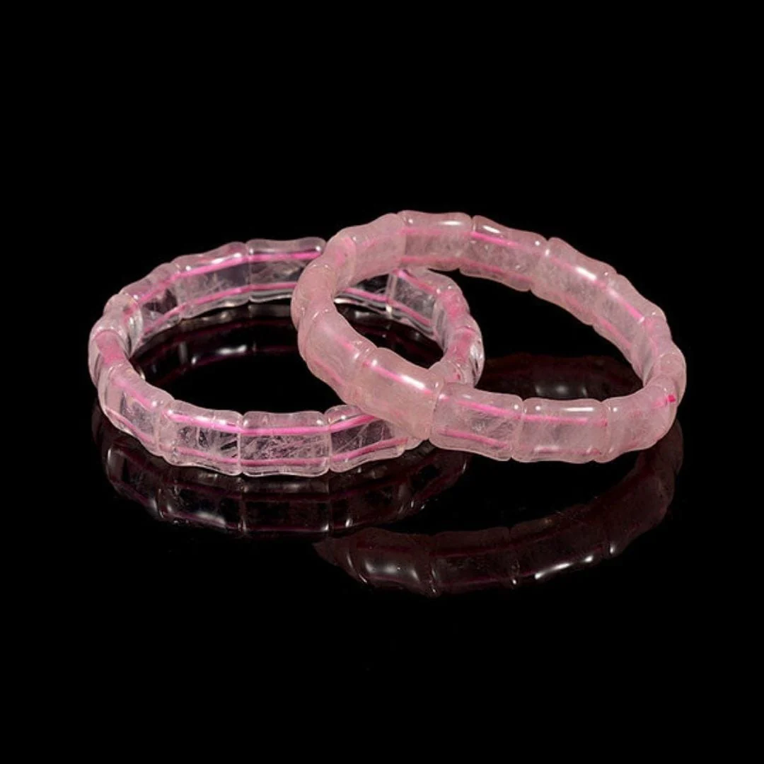 Bracelet pierre ( Quartz rose, Oeil de tigre, Améthyste..) - Image 2