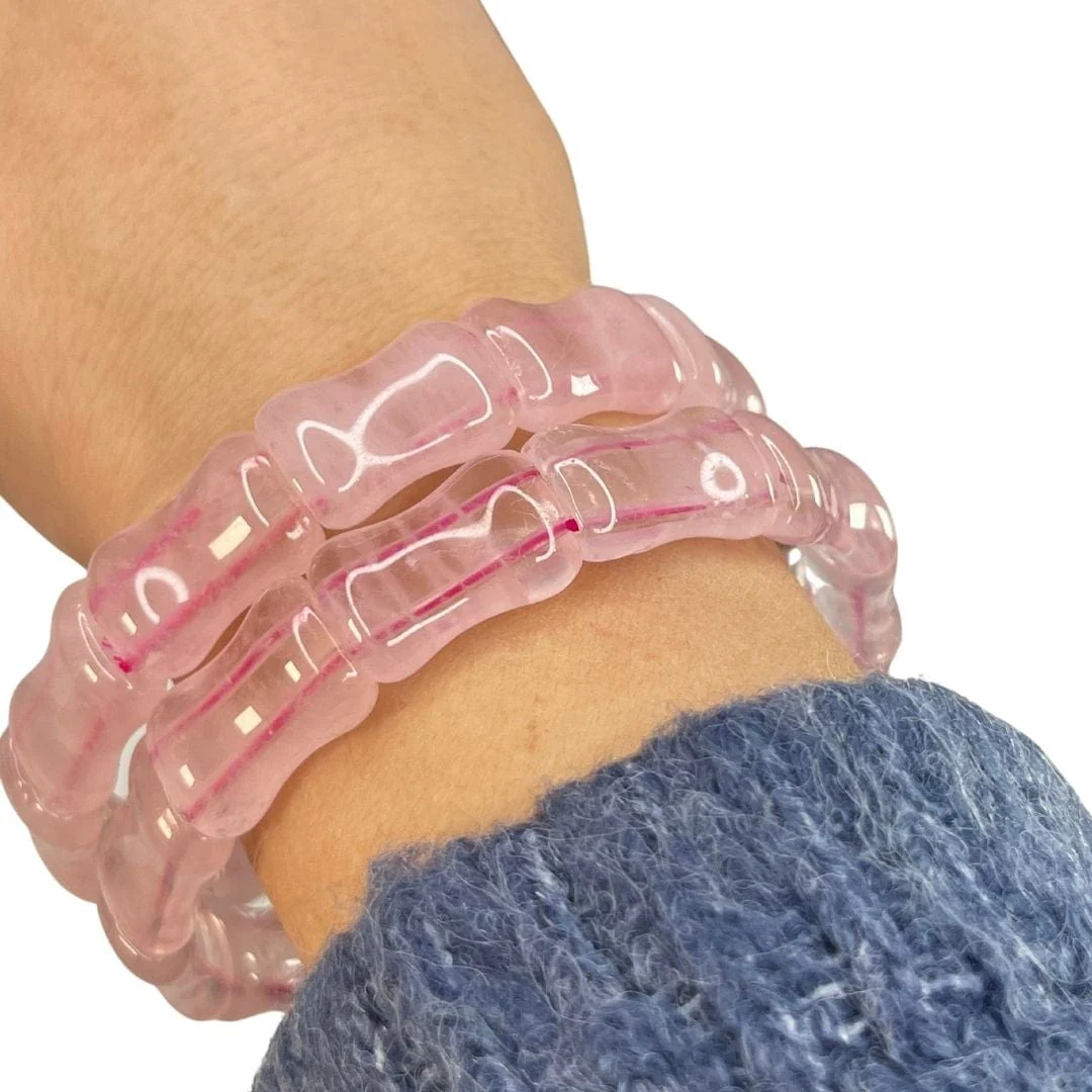 Bracelet pierre ( Quartz rose, Oeil de tigre, Améthyste..) - Image 6