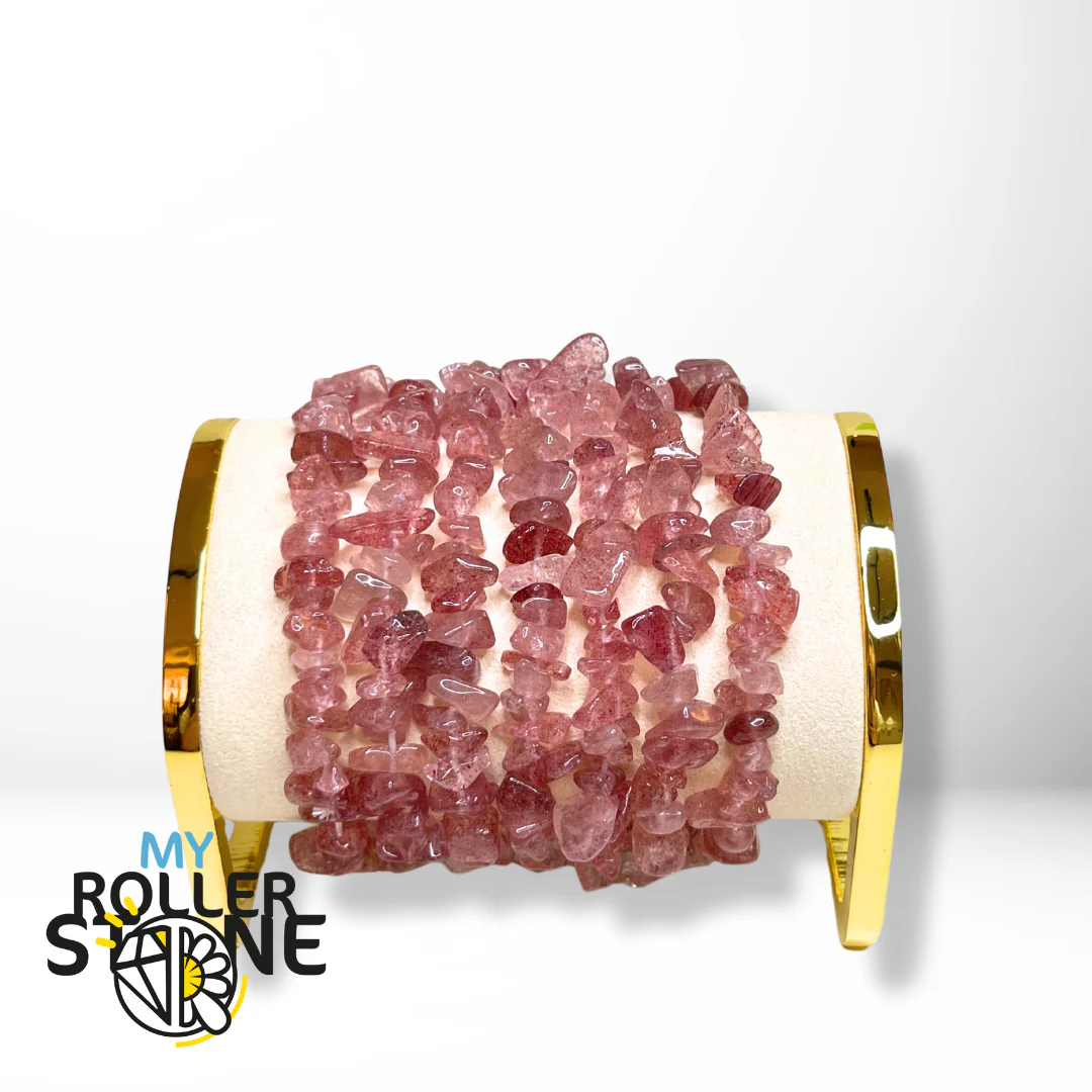 Bracelet Quartz Fraise Chips 5A - Image 2