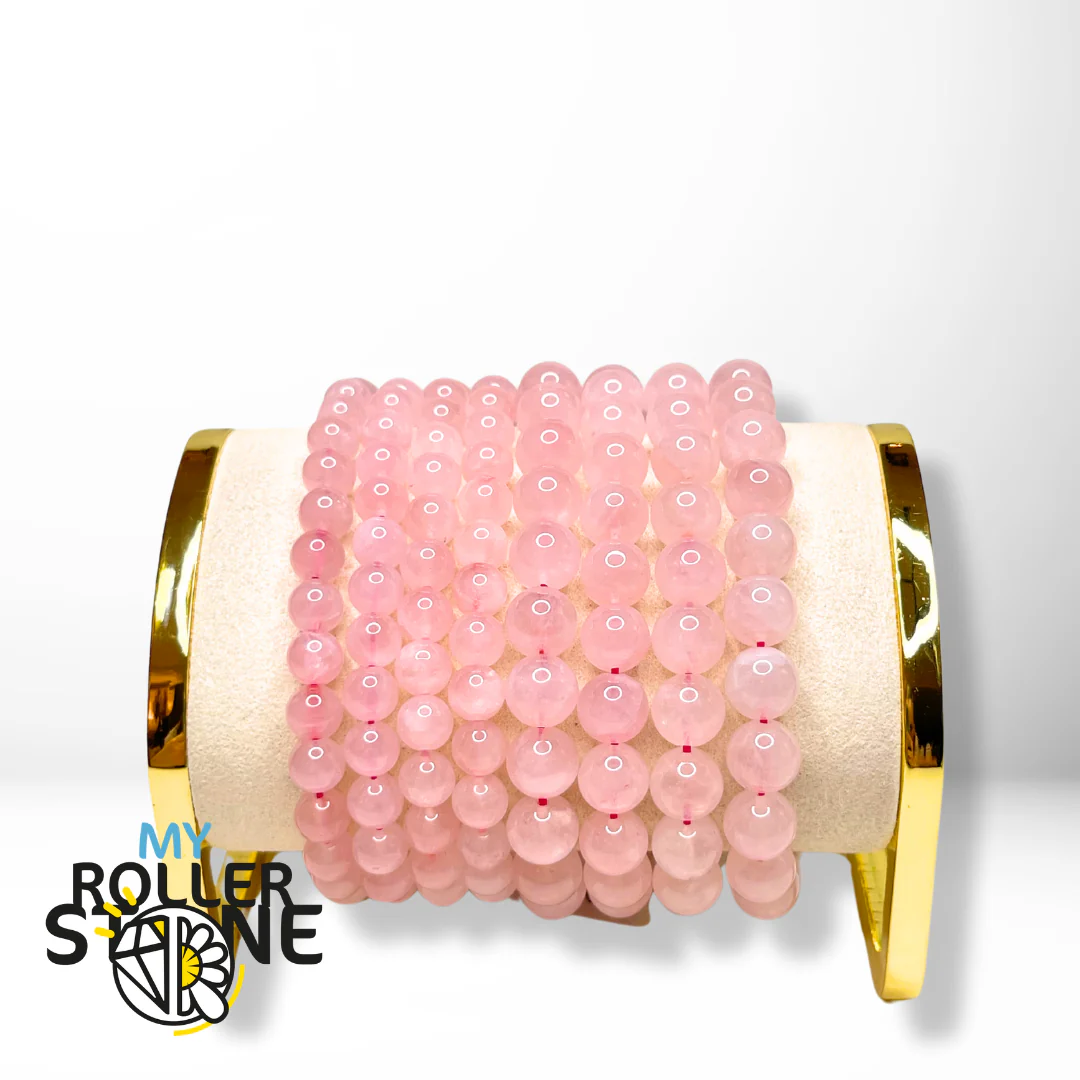 Bracelet Quartz Rose de Madagascar 5A - Image 2