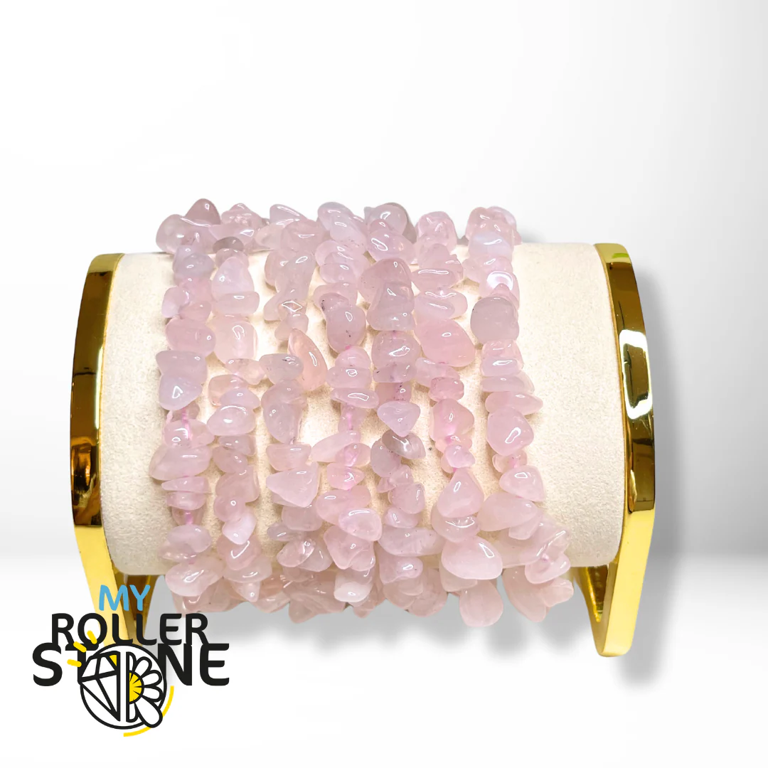 Bracelet Quartz Rose Chips - Image 2