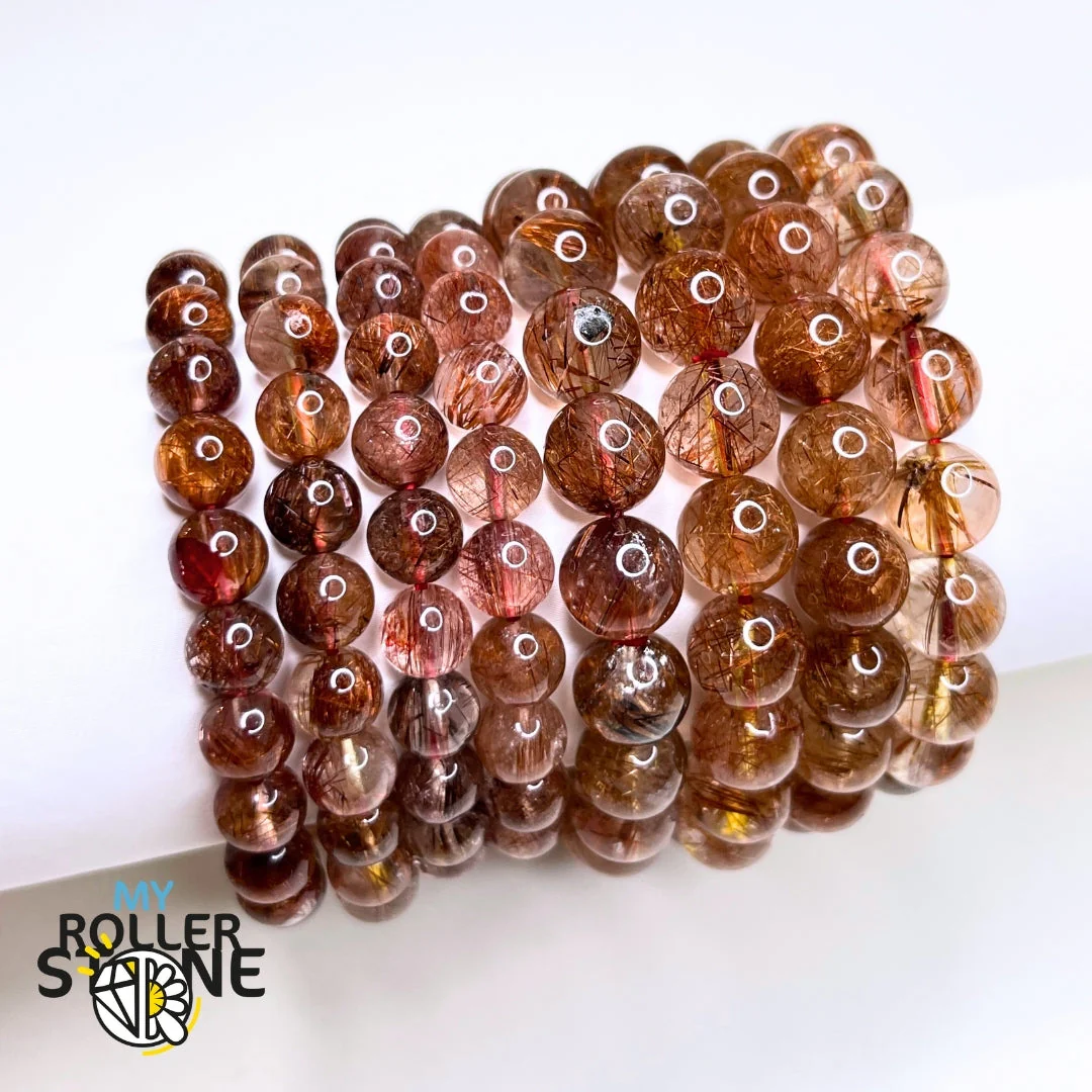 Bracelet Quartz Rutile en Cuivre 5A
