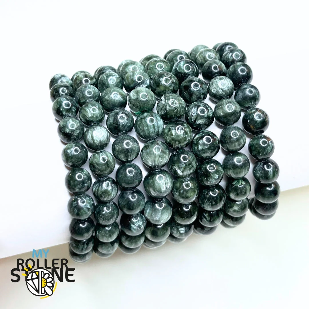 Bracelet Séraphinite 5A
