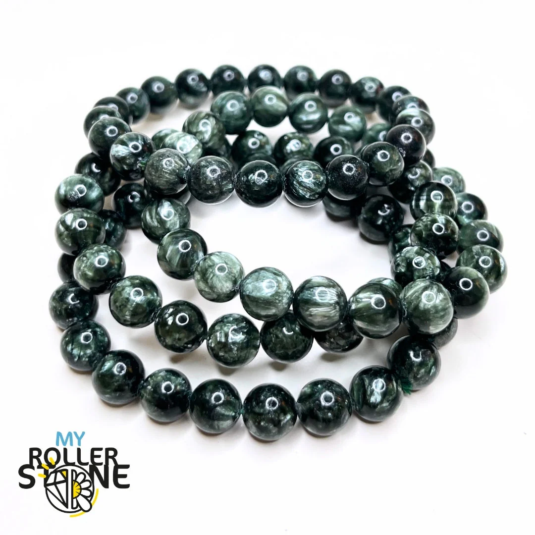 Bracelet Séraphinite 5A - Image 2