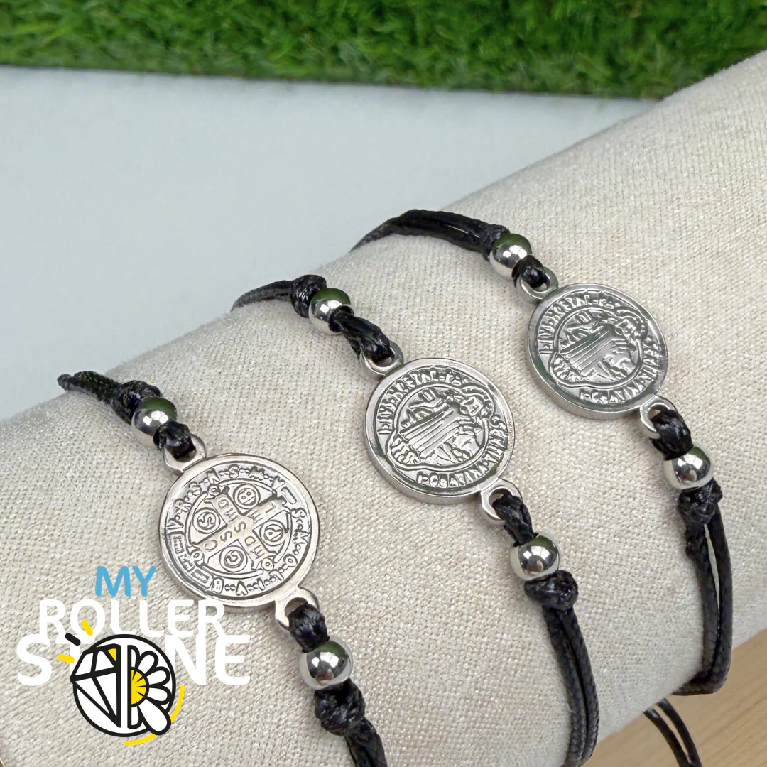 Bracelet st Benoît Réglable acier Inoxydable