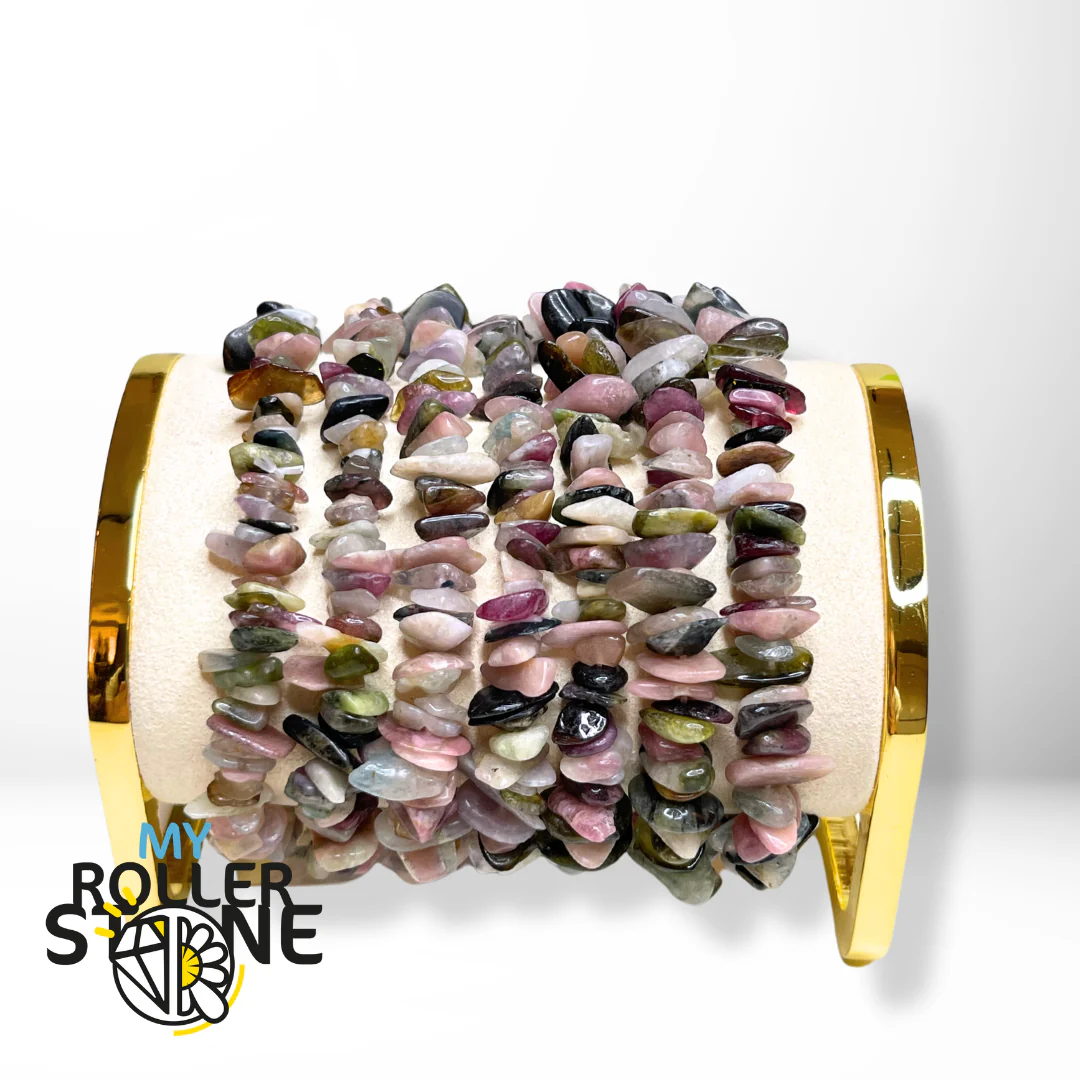 Bracelet Tourmaline Multicolore Chips - Image 2