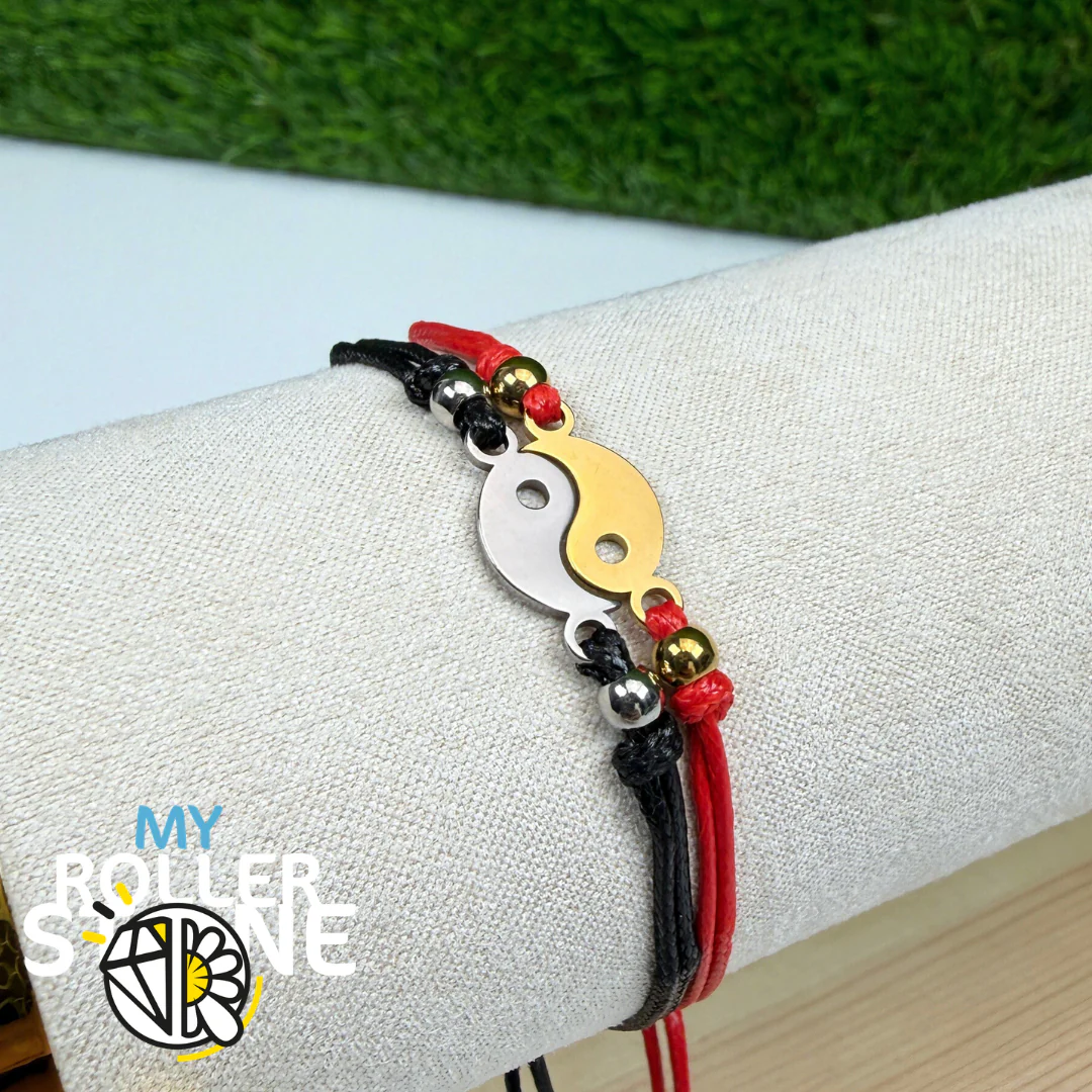 Bracelet Yin Yang Acier Inoxydable  (vendu par deux) - Image 2