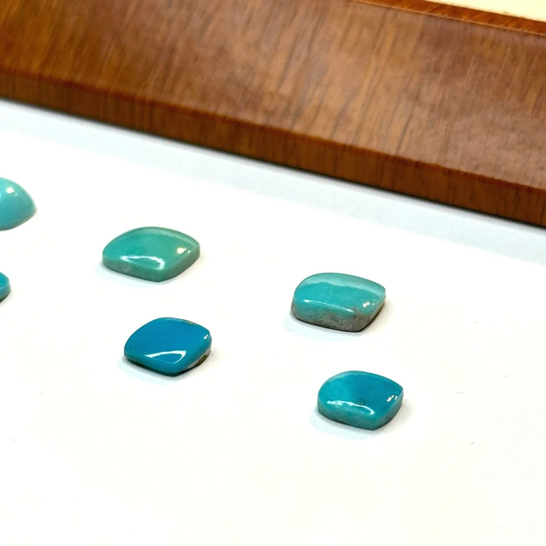 Cabochon Carré Turquoise Perse (Grade A) - Image 3