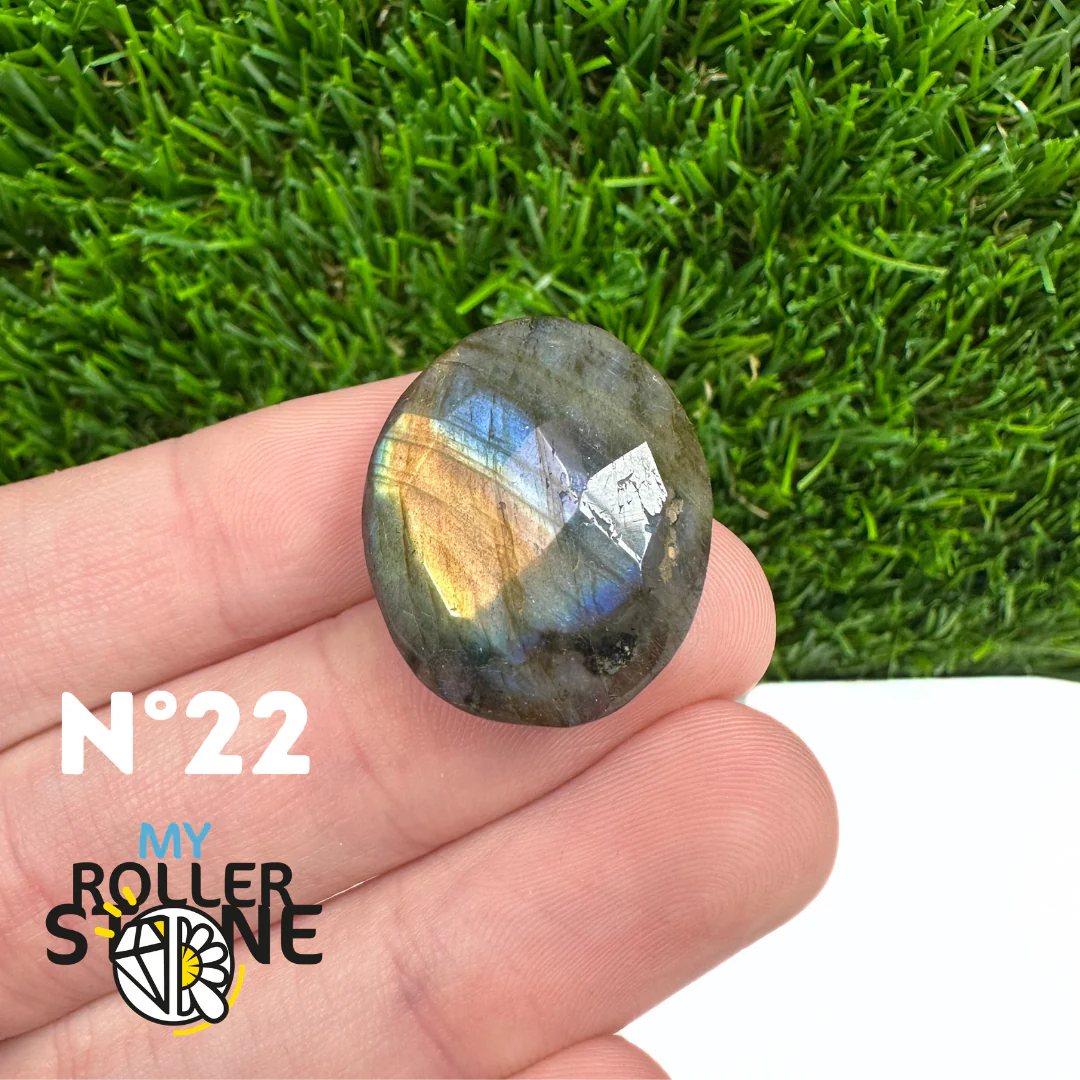 Cabochon Labradorite forme Libre Facettée 5A - Image 22