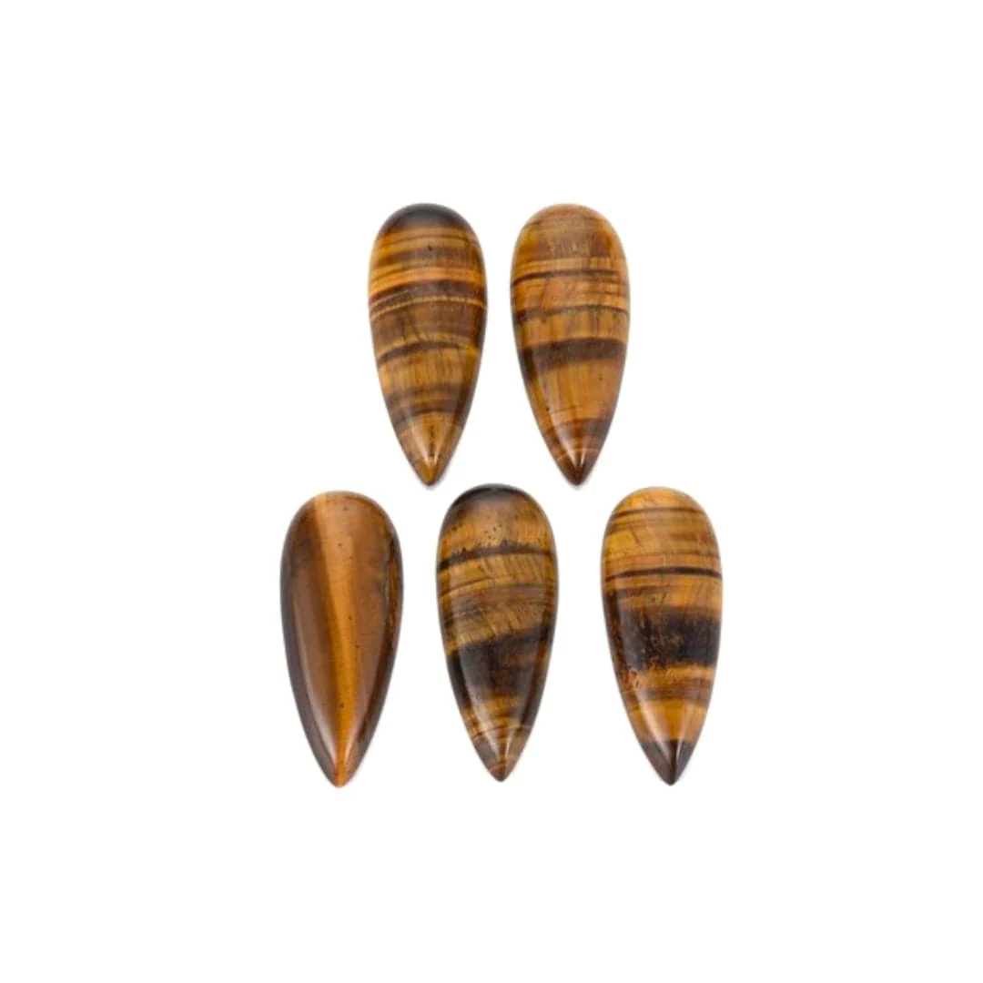 Cabochon Œil de Tigre Goutte