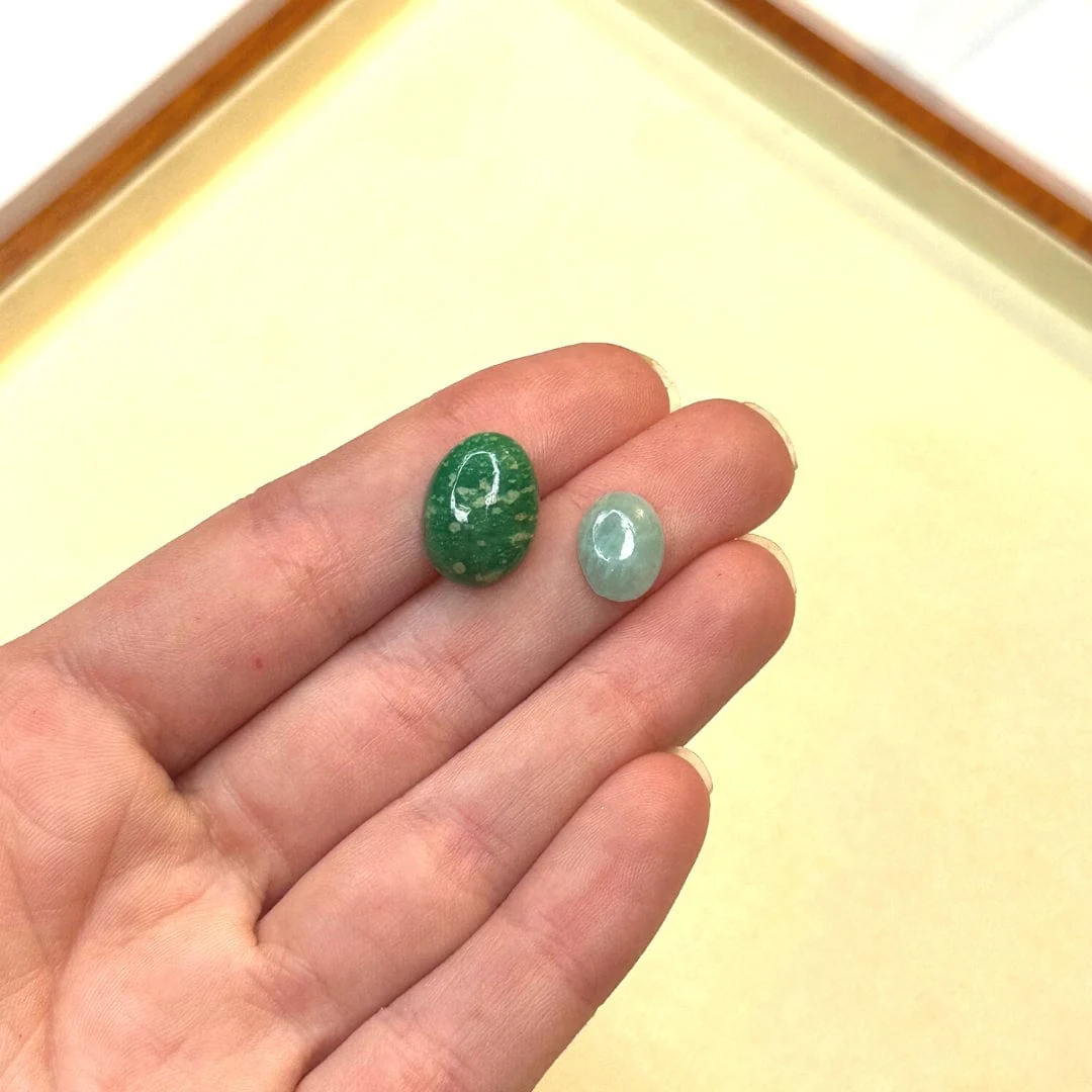 Cabochon Ovale Amazonite (Grade A) - Image 2