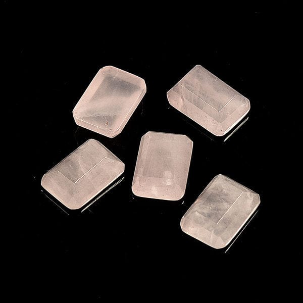 Cabochon Rectangulaire Quartz Rose
