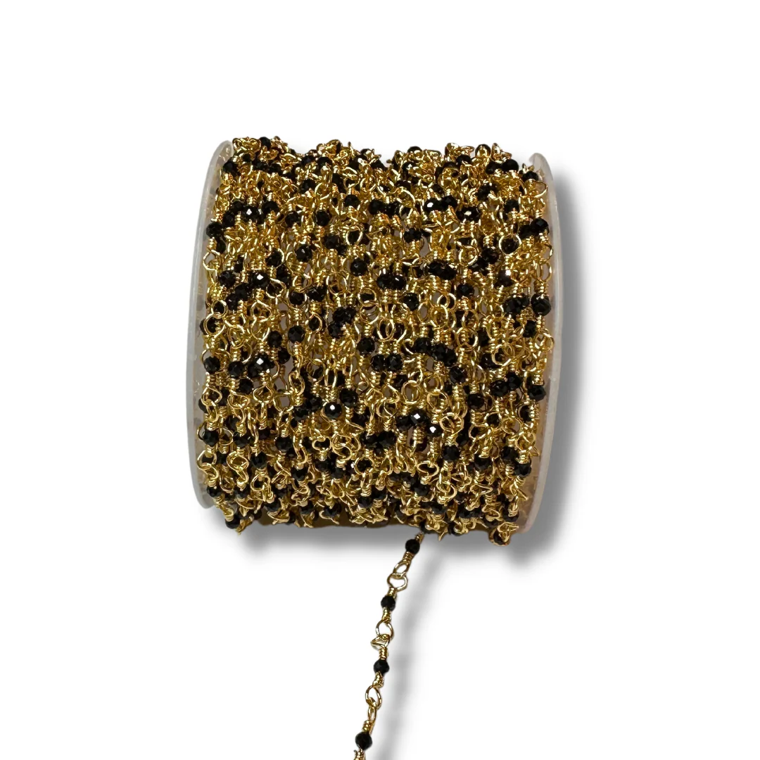 Chaîne perlée Onyx
