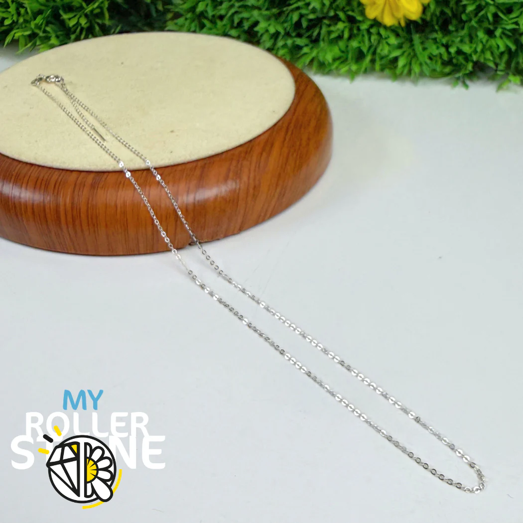 Chaîne Réglable en Argent 925 avec Perle Coulissante - Image 3