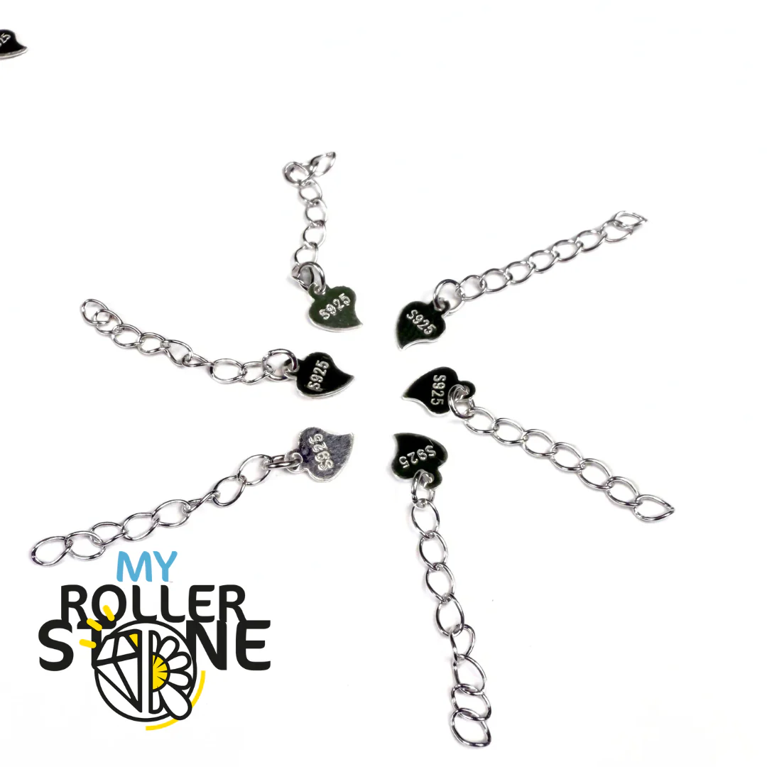 ChaĂźnes dâExtension TorsadĂ©es en Argent Sterling 925
