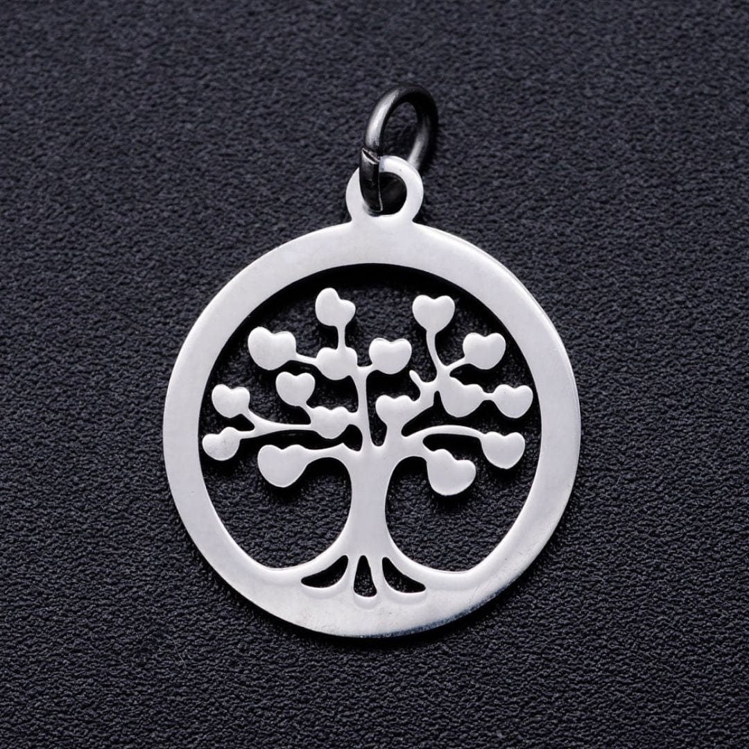 Charm Arbre de vie acier inoxydable - Image 2