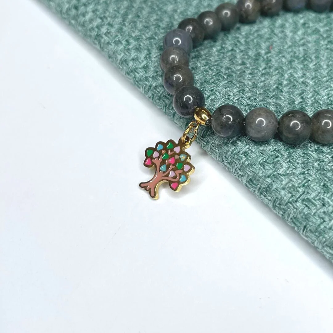 Charm bracelet Arbre de vie acier inoxydable