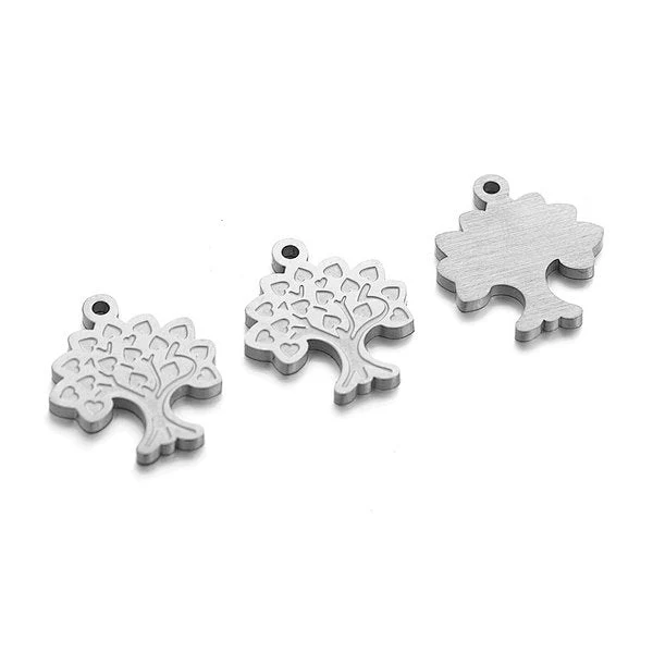 Charm bracelet Arbre de vie acier inoxydable - Image 3