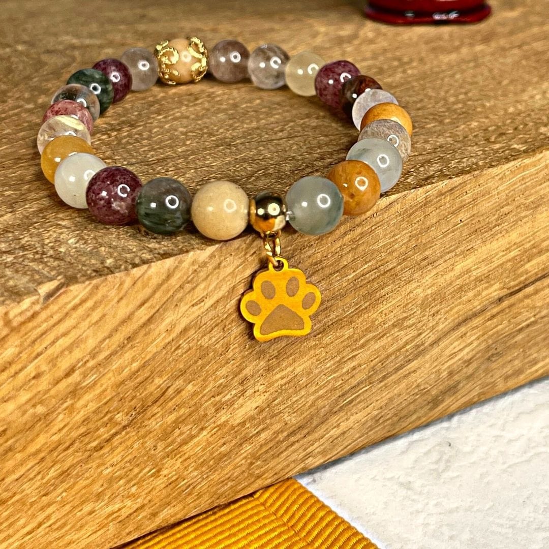 Charm patte de chien or