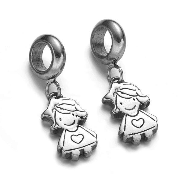 Charm petite fille avec Bélière